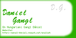 daniel gangl business card